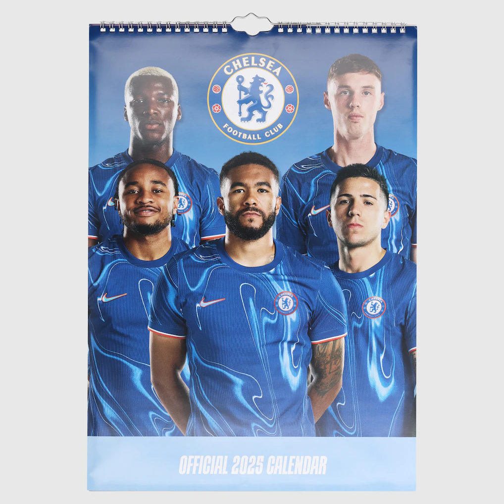 Chelsea Chelsea Chelsea Official 2025 Calendar A3 Jerseys – Premium Chelsea Gear Jerseys - Premium Chelsea Gear