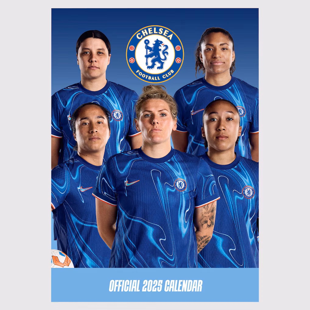 Chelsea Chelsea Chelsea Official 2025 Womens Calendar – A3 Jerseys – Premium Chelsea Gear Jerseys - Premium Chelsea Gear