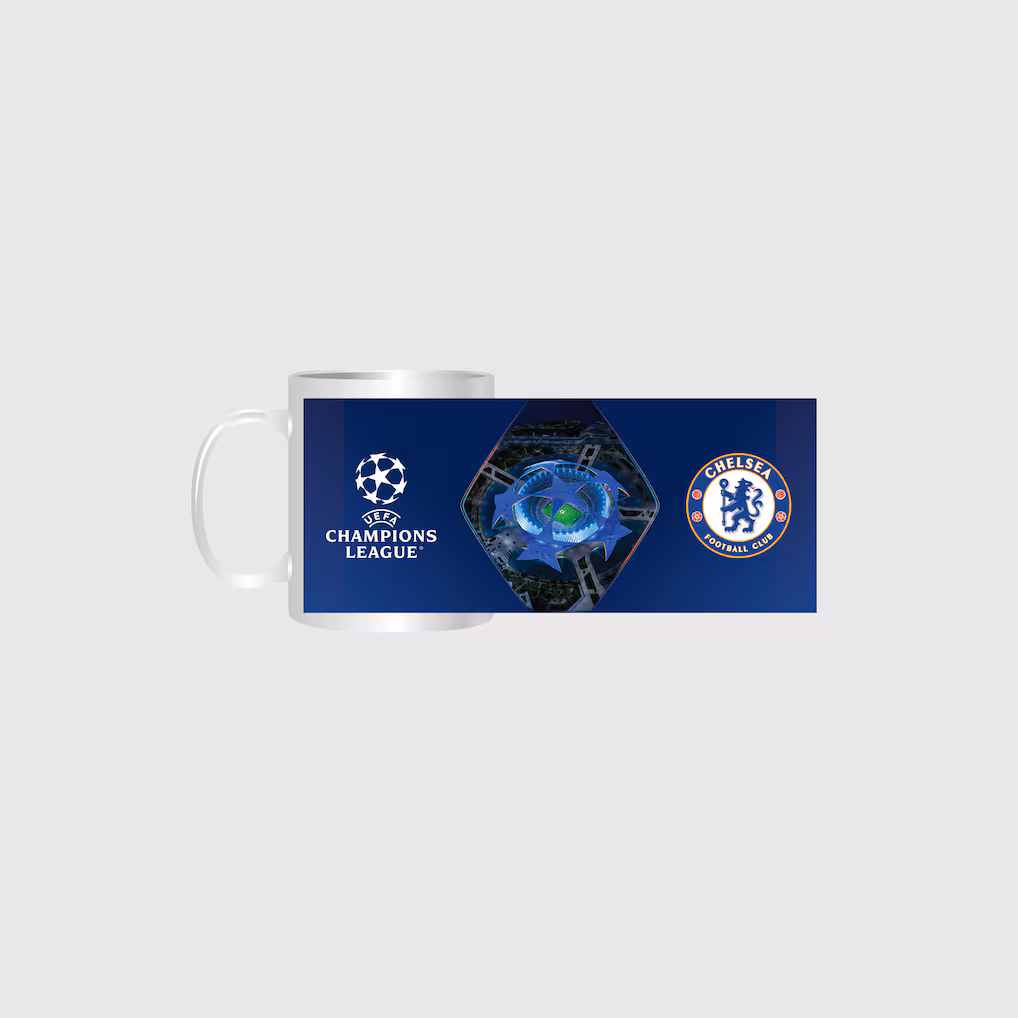 Chelsea Chelsea Chelsea UCL White Ceramic Mug Jerseys – Premium Chelsea Gear Jerseys - Premium Chelsea Gear