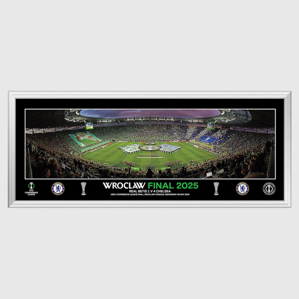 Chelsea Chelsea Chelsea UEFA Conference Winners 30 Inch Frame – Panoramic Jerseys – Premium Chelsea Gear Jerseys - Premium Chelsea Gear