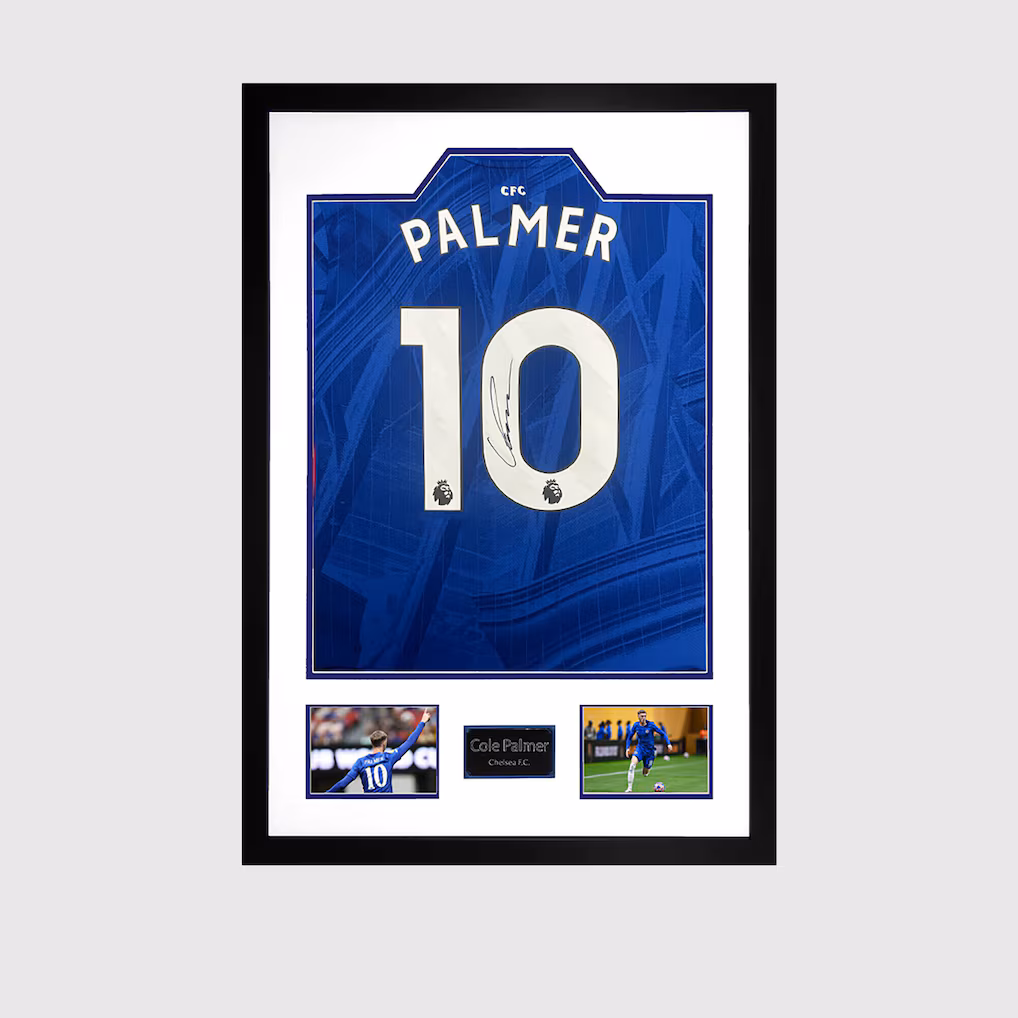 Chelsea Chelsea Cole Palmer Signed Chelsea 25/26 Shirt Premium Frame Jerseys – Premium Chelsea Gear Jerseys - Premium Chelsea Gear
