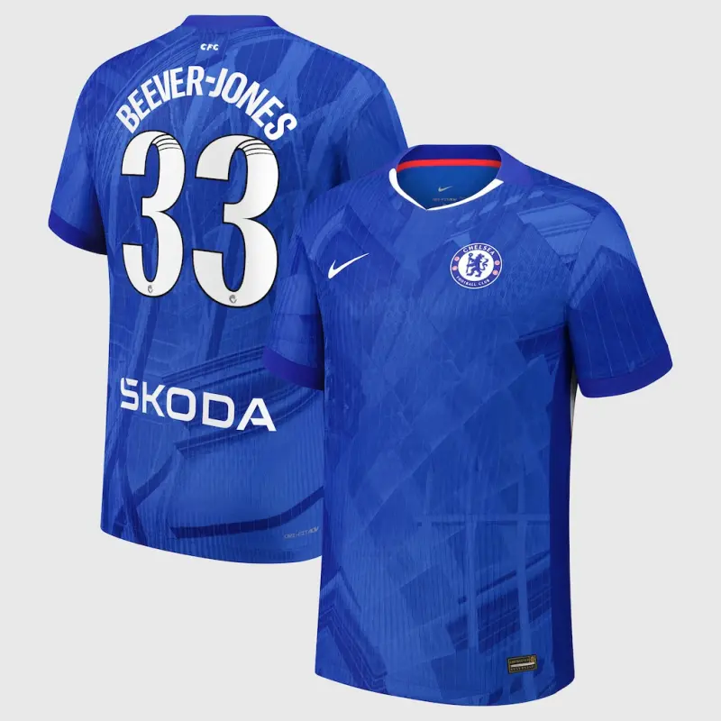 Chelsea Chelsea Chelsea WSL Nike Dri-FIT ADV Home Match Shirt 2025-26 – Youth with Beever-Jones 33 printing Jerseys – Premium Chelsea Gear Jerseys - Premium Chelsea Gear