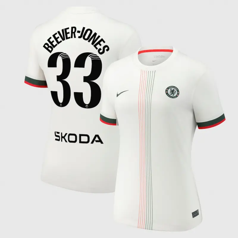 Chelsea Chelsea Chelsea WSL Nike Away Stadium Shirt 2025-26 – Womens with Beever-Jones 33 printing Jerseys – Premium Chelsea Gear Jerseys - Premium Chelsea Gear