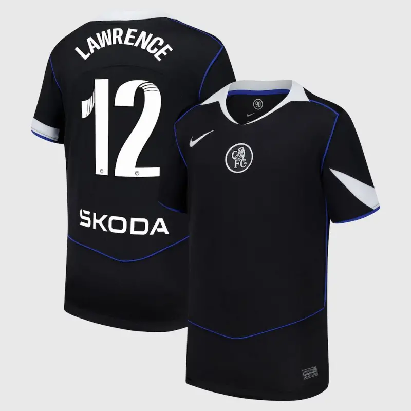 Chelsea Chelsea Chelsea WSL Nike Third Stadium Shirt 2025-26 – Youth with Lawrence 12 printing Jerseys – Premium Chelsea Gear Jerseys - Premium Chelsea Gear