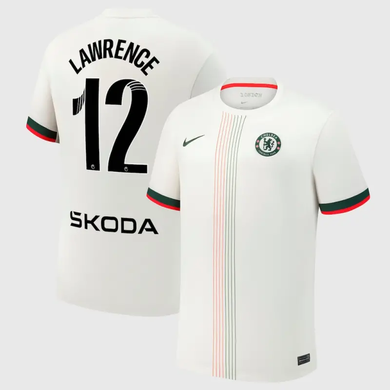 Chelsea Chelsea Chelsea WSL Nike Away Stadium Shirt 2025-26 with Lawrence 12 printing Jerseys – Premium Chelsea Gear Jerseys - Premium Chelsea Gear