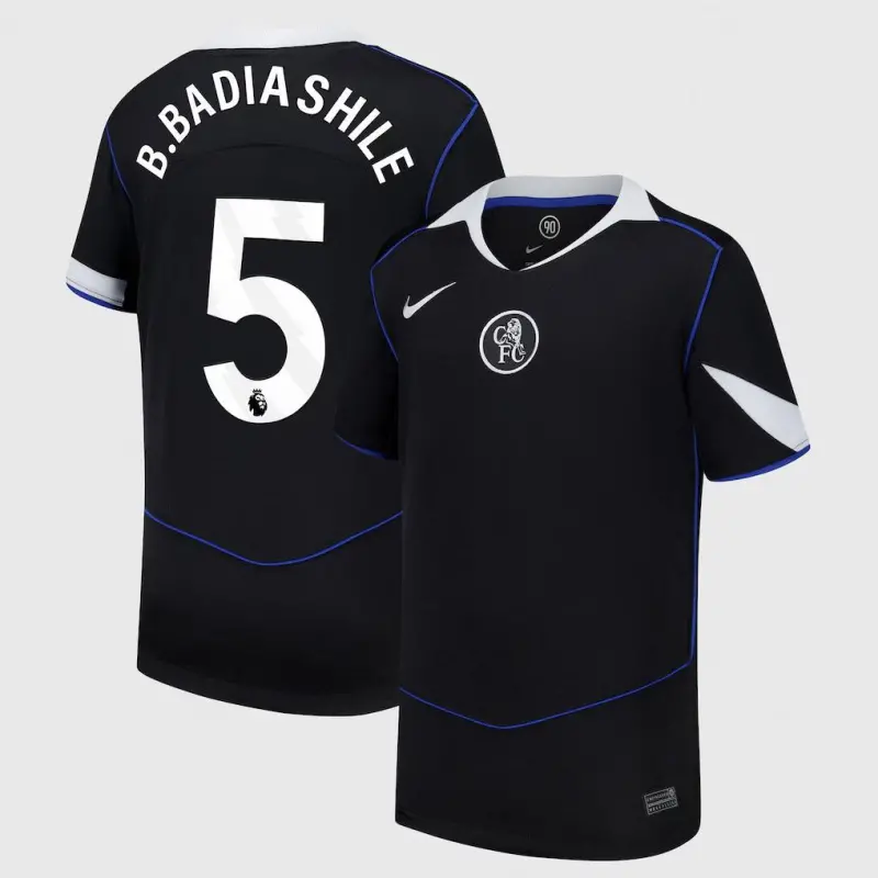 Chelsea Chelsea Nike Third Stadium Shirt 2025-26 – Youth with B. Badiashile 5 printing Jerseys - Premium Chelsea Gear