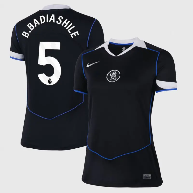 Chelsea Chelsea Nike Third Stadium Shirt 2025-26 – Womens with B. Badiashile 5 printing Jerseys - Premium Chelsea Gear
