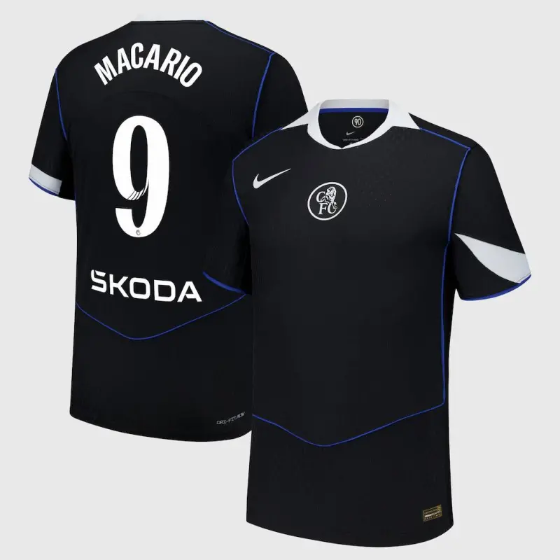 Chelsea Chelsea Chelsea WSL Nike Dri Fit Adv Third Match Shirt 2025-26 with Macario 9 printing Jerseys – Premium Chelsea Gear Jerseys - Premium Chelsea Gear