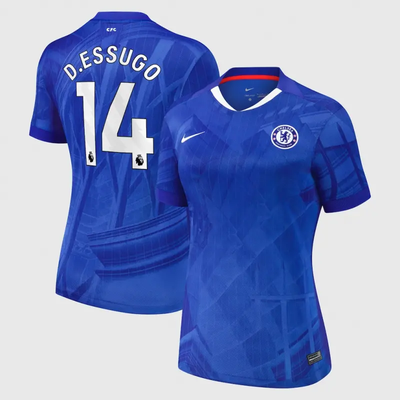 Chelsea Chelsea Nike Home Stadium Shirt 2025-26 – Womens with D.Essugo 14 printing Jerseys - Premium Chelsea Gear