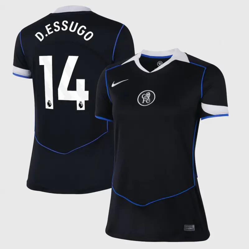 Chelsea Chelsea Nike Third Stadium Shirt 2025-26 – Womens with D.Essugo 14 printing Jerseys - Premium Chelsea Gear