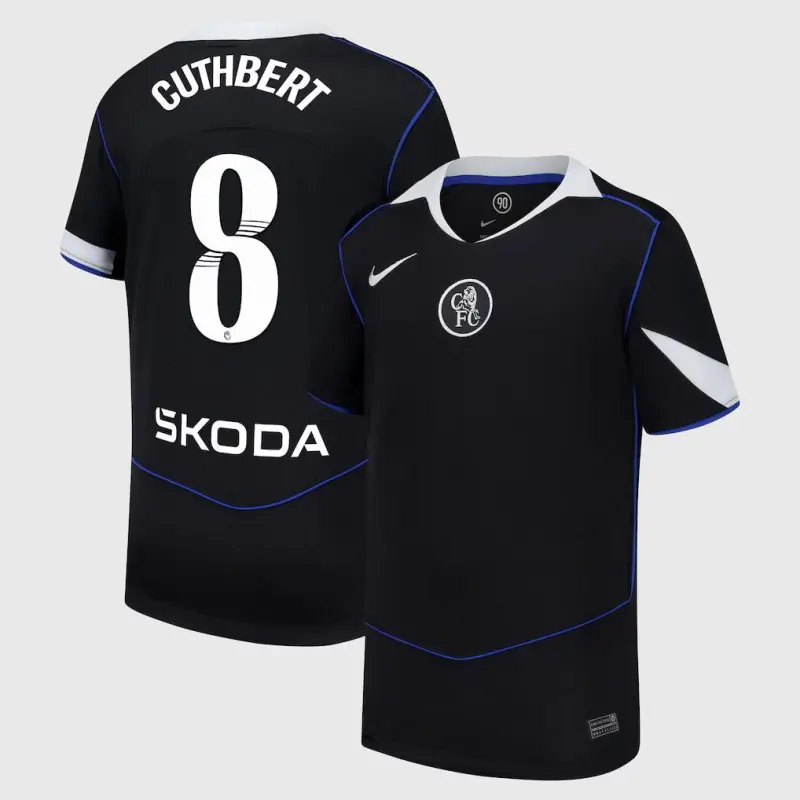 Chelsea Chelsea Chelsea WSL Nike Third Stadium Shirt 2025-26 – Youth with Cuthbert 8 printing Jerseys – Premium Chelsea Gear Jerseys - Premium Chelsea Gear