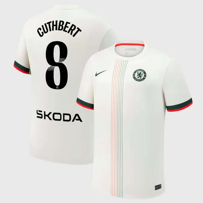 Chelsea Chelsea Chelsea WSL Nike Away Stadium Shirt 2025-26 with Cuthbert 8 printing Jerseys – Premium Chelsea Gear Jerseys - Premium Chelsea Gear
