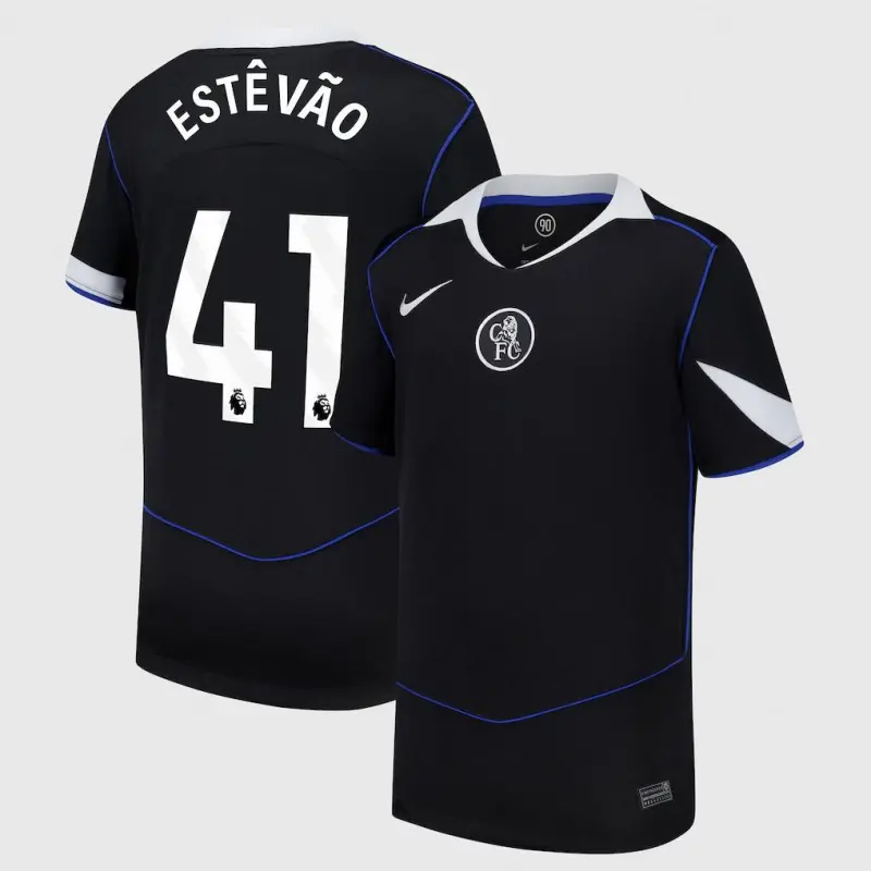 Chelsea Chelsea Nike Third Stadium Shirt 2025-26 – Youth with Estêvão 41 printing Jerseys - Premium Chelsea Gear