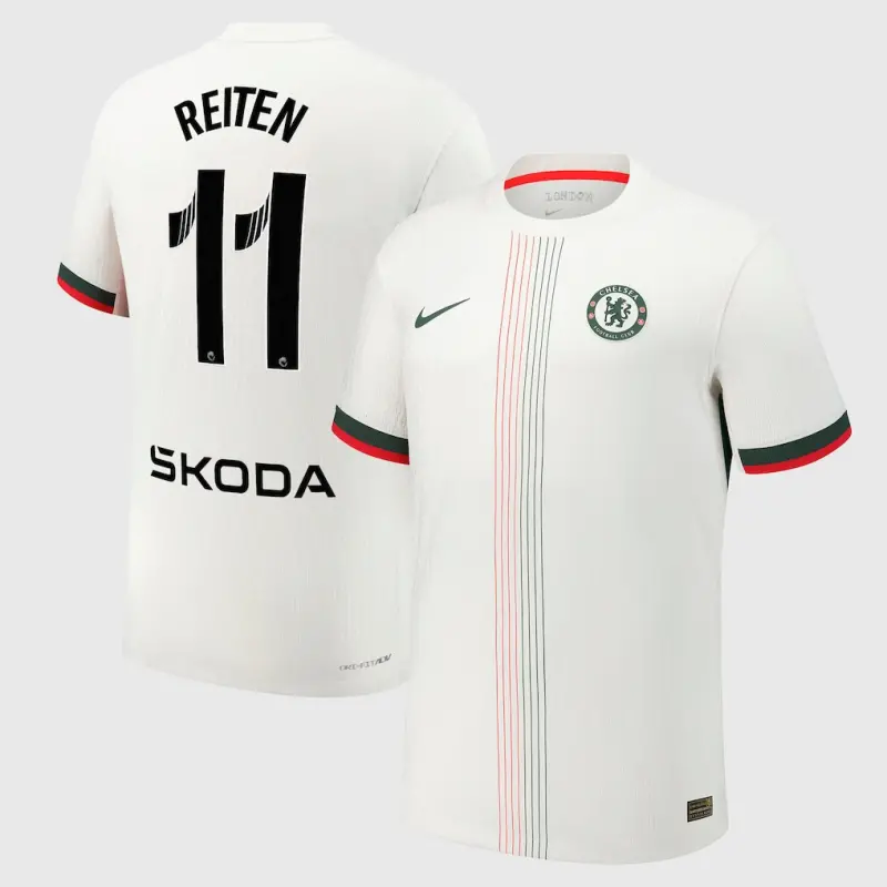 Chelsea Chelsea Chelsea WSL Nike Dri-Fit Adv Away Match Shirt 2025-26 with Reiten 11 printing Jerseys – Premium Chelsea Gear Jerseys - Premium Chelsea Gear