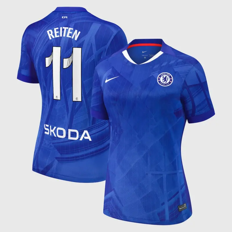 Chelsea Chelsea Chelsea WSL Nike Home Stadium Shirt 2025-26 – Womens with Reiten 11 printing Jerseys – Premium Chelsea Gear Jerseys - Premium Chelsea Gear