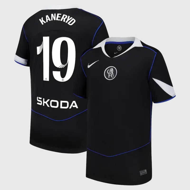 Chelsea Chelsea Chelsea WSL Nike Third Stadium Shirt 2025-26 – Youth with Kaneryd 19 printing Jerseys – Premium Chelsea Gear Jerseys - Premium Chelsea Gear