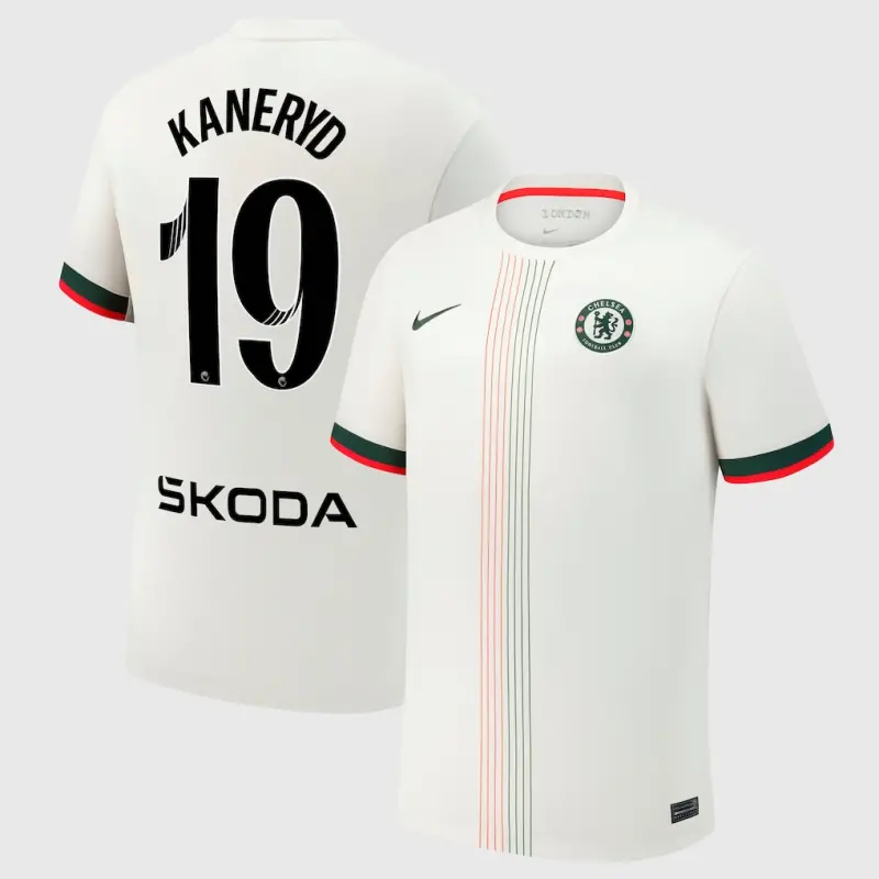 Chelsea Chelsea Chelsea WSL Nike Away Stadium Shirt 2025-26 with Kaneryd 19 printing Jerseys – Premium Chelsea Gear Jerseys - Premium Chelsea Gear