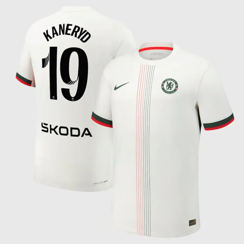 Chelsea Chelsea Chelsea WSL Nike Dri-Fit Adv Away Match Shirt 2025-26 with Kaneryd 19 printing Jerseys – Premium Chelsea Gear Jerseys - Premium Chelsea Gear