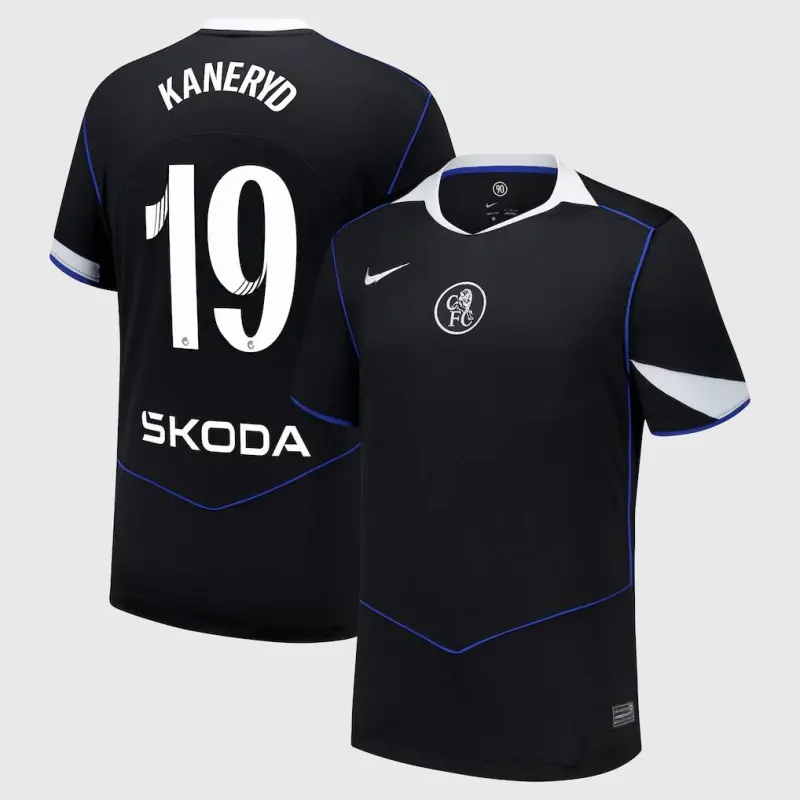 Chelsea Chelsea Chelsea WSL Nike Third Stadium Shirt 2025-26 with Kaneryd 19 printing Jerseys – Premium Chelsea Gear Jerseys - Premium Chelsea Gear