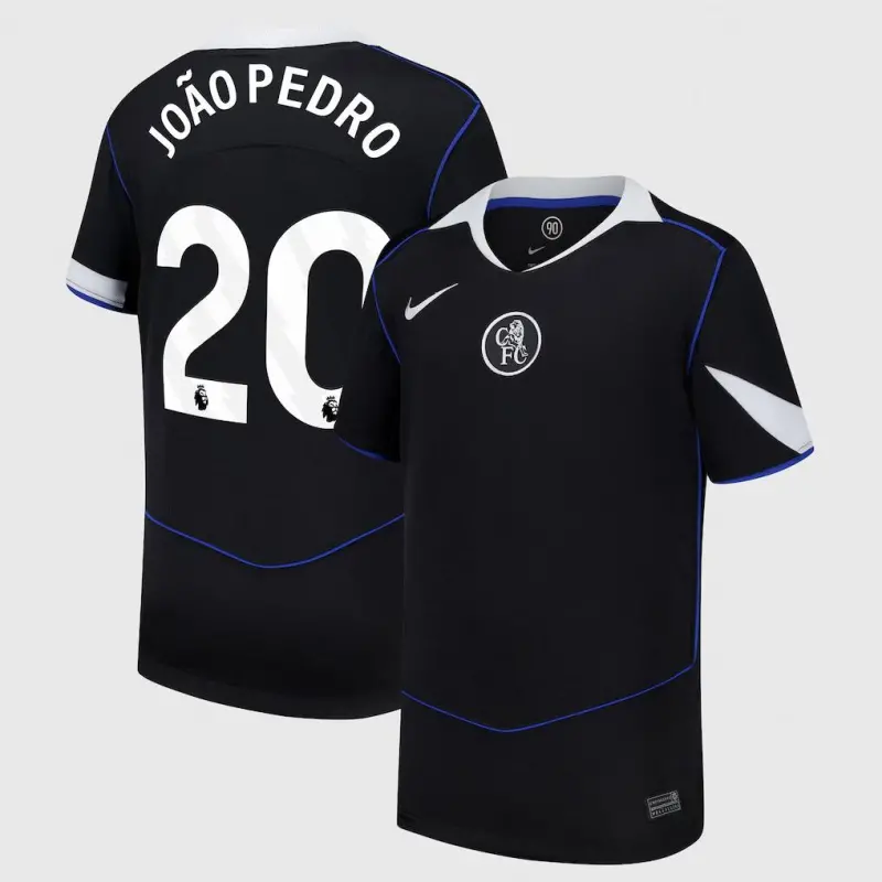 Chelsea Chelsea Nike Third Stadium Shirt 2025-26 – Youth with João Pedro 20 printing Jerseys - Premium Chelsea Gear