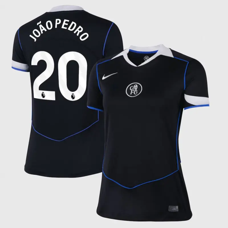 Chelsea Chelsea Nike Third Stadium Shirt 2025-26 – Womens with João Pedro 20 printing Jerseys - Premium Chelsea Gear