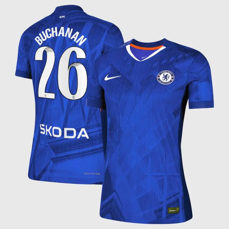 Chelsea Chelsea Chelsea WSL Nike Dri-FIT ADV Home Match Shirt 2025-26 – Womens with Buchanan 26 printing Jerseys – Premium Chelsea Gear Jerseys - Premium Chelsea Gear