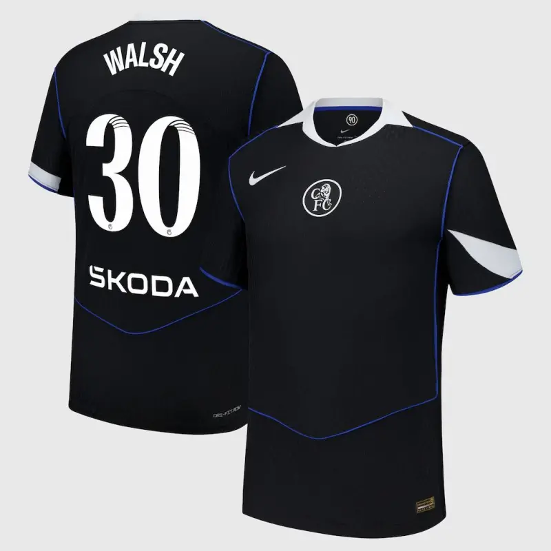 Chelsea Chelsea Chelsea WSL Nike Dri Fit Adv Third Match Shirt 2025-26 with Walsh 30 printing Jerseys – Premium Chelsea Gear Jerseys - Premium Chelsea Gear