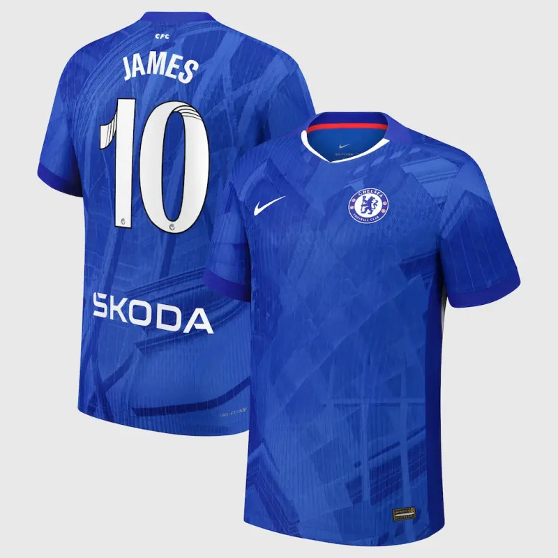 Chelsea Chelsea Chelsea WSL Nike Dri-FIT ADV Home Match Shirt 2025-26 – Youth with James 10 printing Jerseys – Premium Chelsea Gear Jerseys - Premium Chelsea Gear