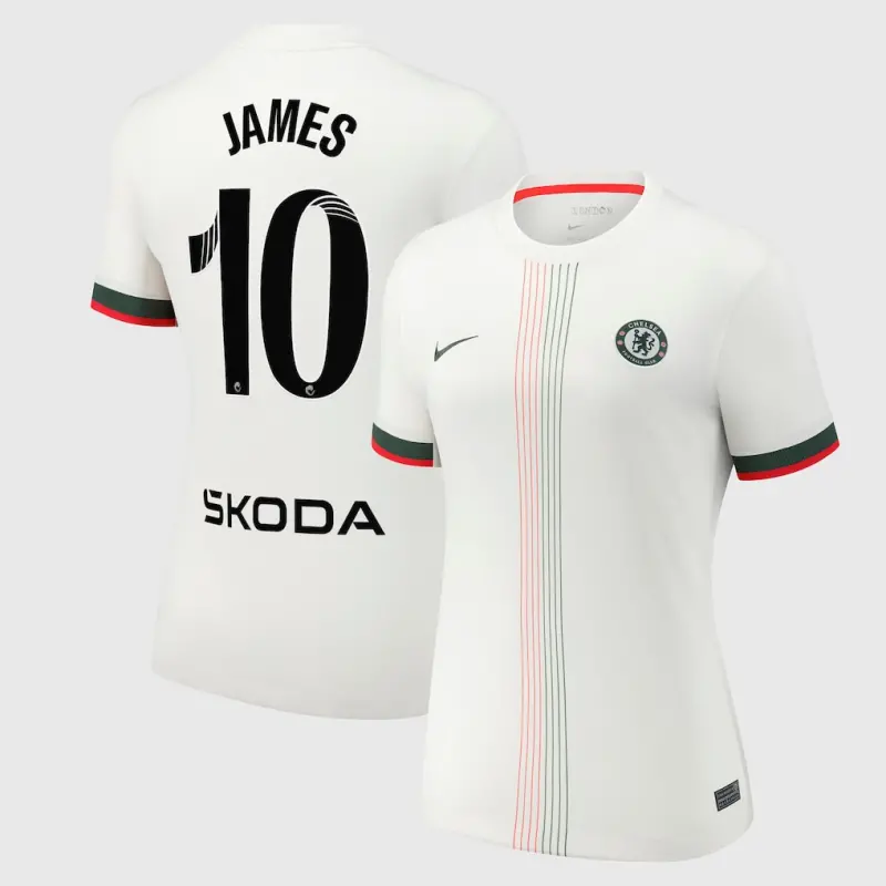 Chelsea Chelsea Chelsea WSL Nike Away Stadium Shirt 2025-26 – Womens with James 10 printing Jerseys – Premium Chelsea Gear Jerseys - Premium Chelsea Gear