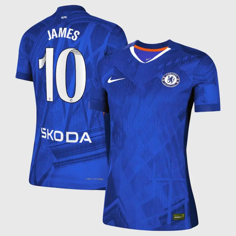 Chelsea Chelsea Chelsea WSL Nike Dri-FIT ADV Home Match Shirt 2025-26 – Womens with James 10 printing Jerseys – Premium Chelsea Gear Jerseys - Premium Chelsea Gear