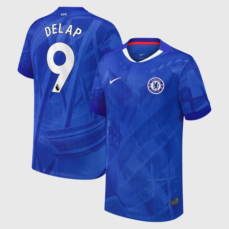 Chelsea Chelsea Nike Home Stadium Shirt 2025-26 – Youth with Delap 9 printing Jerseys - Premium Chelsea Gear