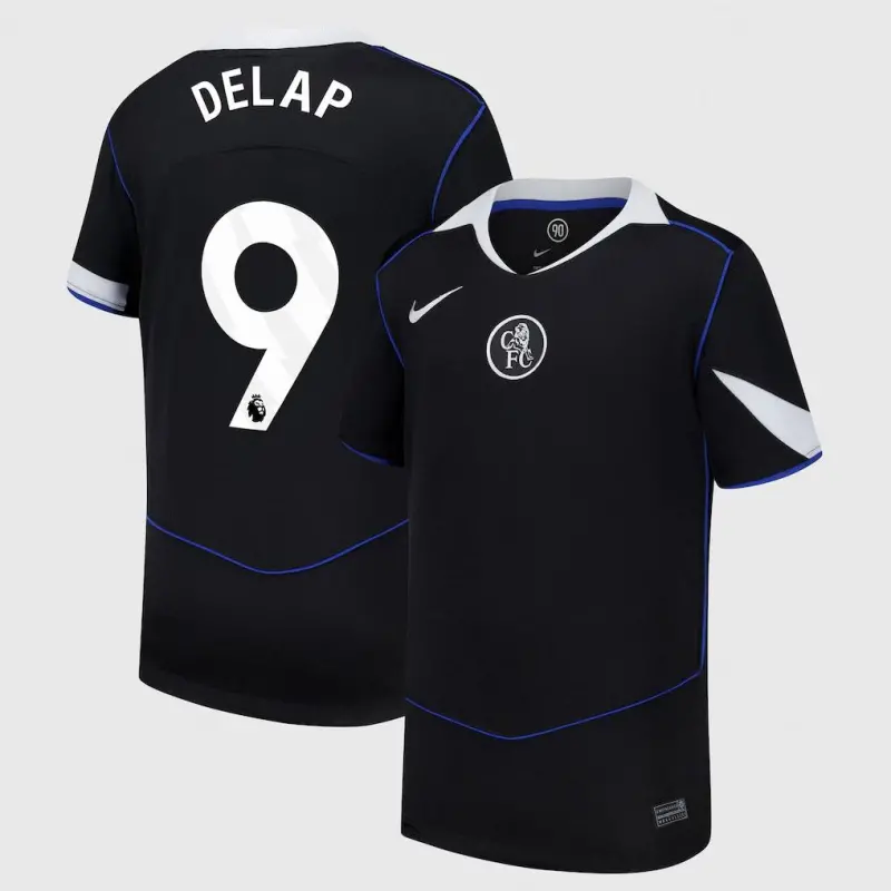Chelsea Chelsea Nike Third Stadium Shirt 2025-26 – Youth with Delap 9 printing Jerseys - Premium Chelsea Gear