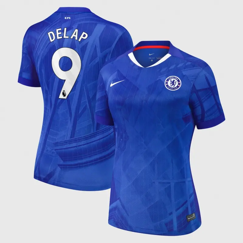 Chelsea Chelsea Nike Home Stadium Shirt 2025-26 – Womens with Delap 9 printing Jerseys - Premium Chelsea Gear