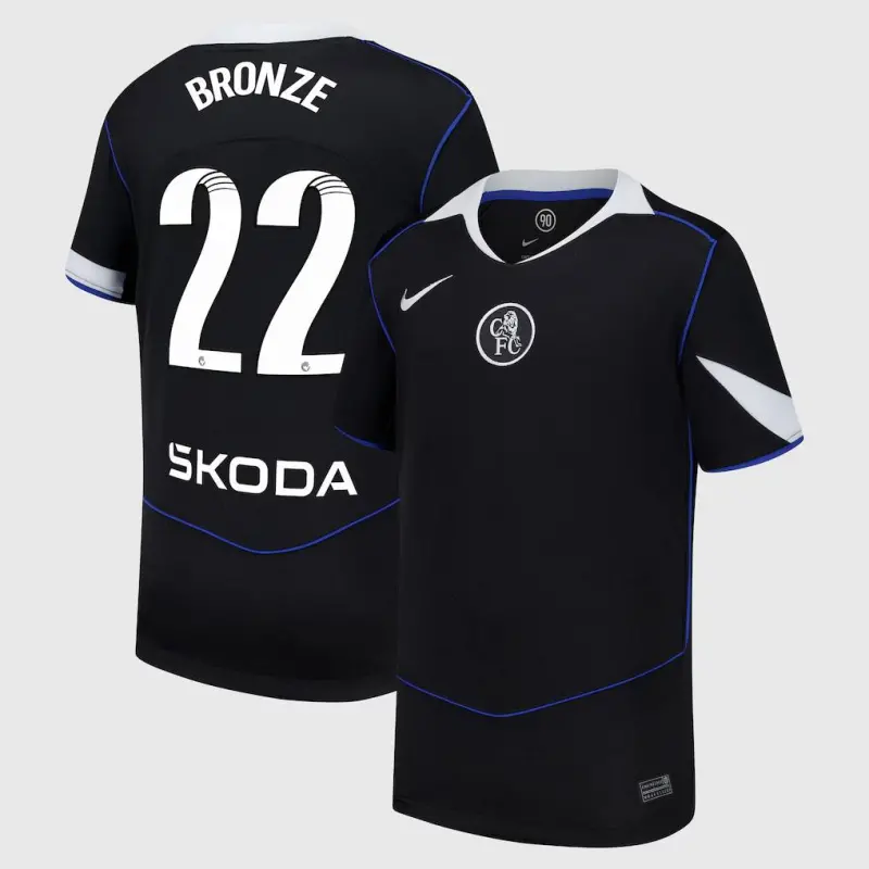 Chelsea Chelsea Chelsea WSL Nike Third Stadium Shirt 2025-26 – Youth with Bronze 22 printing Jerseys – Premium Chelsea Gear Jerseys - Premium Chelsea Gear