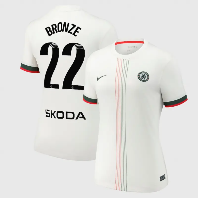 Chelsea Chelsea Chelsea WSL Nike Away Stadium Shirt 2025-26 – Womens with Bronze 22 printing Jerseys – Premium Chelsea Gear Jerseys - Premium Chelsea Gear