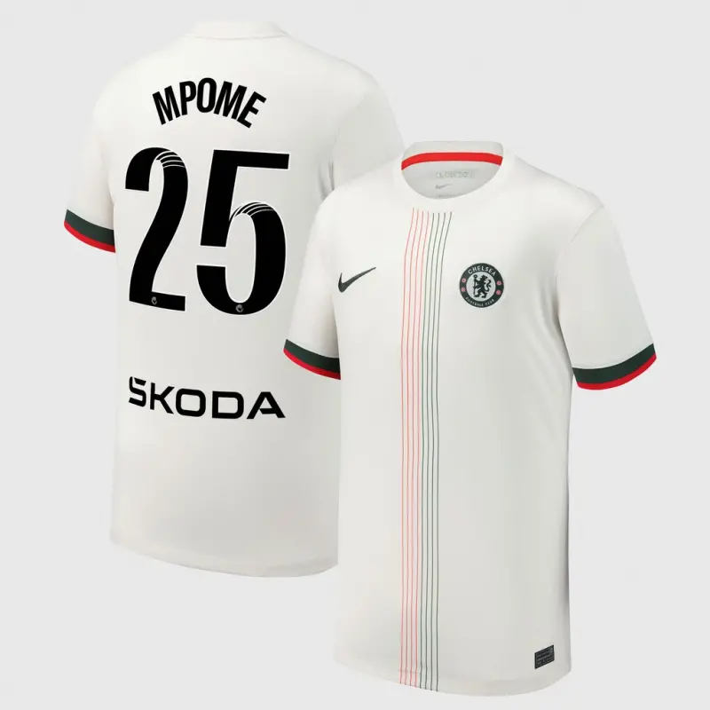 Chelsea Chelsea Chelsea WSL Nike Away Stadium Shirt 2025-26 – Youth with Mpome 25 printing Jerseys – Premium Chelsea Gear Jerseys - Premium Chelsea Gear