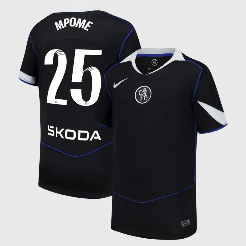 Chelsea Chelsea Chelsea WSL Nike Third Stadium Shirt 2025-26 – Youth with Mpome 25 printing Jerseys – Premium Chelsea Gear Jerseys - Premium Chelsea Gear