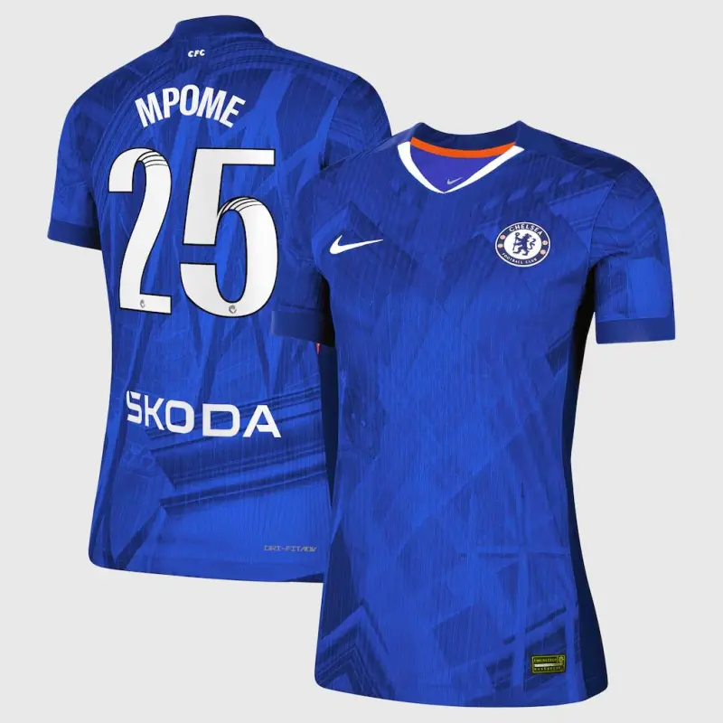 Chelsea Chelsea Chelsea WSL Nike Dri-FIT ADV Home Match Shirt 2025-26 – Womens with Mpome 25 printing Jerseys – Premium Chelsea Gear Jerseys - Premium Chelsea Gear