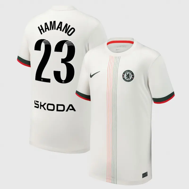 Chelsea Chelsea Chelsea WSL Nike Away Stadium Shirt 2025-26 – Youth with Hamano 23 printing Jerseys – Premium Chelsea Gear Jerseys - Premium Chelsea Gear