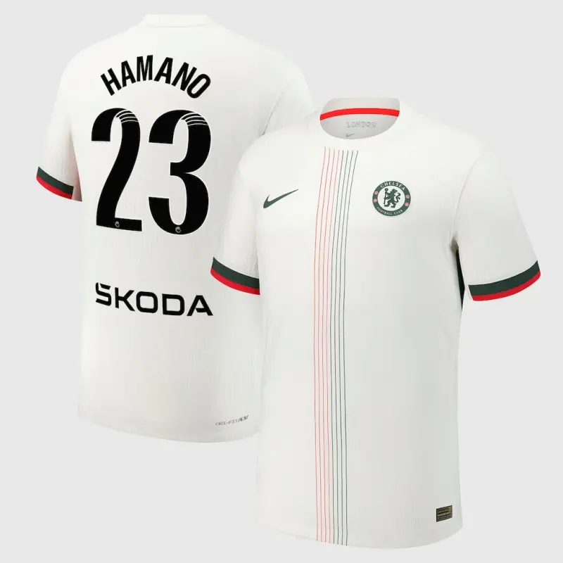 Chelsea Chelsea Chelsea WSL Nike Dri-Fit Adv Away Match Shirt 2025-26 with Hamano 23 printing Jerseys – Premium Chelsea Gear Jerseys - Premium Chelsea Gear