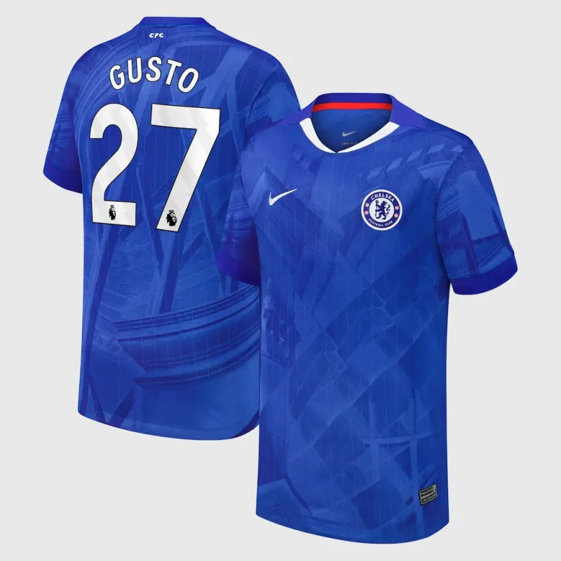 Chelsea Chelsea Nike Home Stadium Shirt 2025-26 – Youth with Gusto 27 printing Jerseys - Premium Chelsea Gear