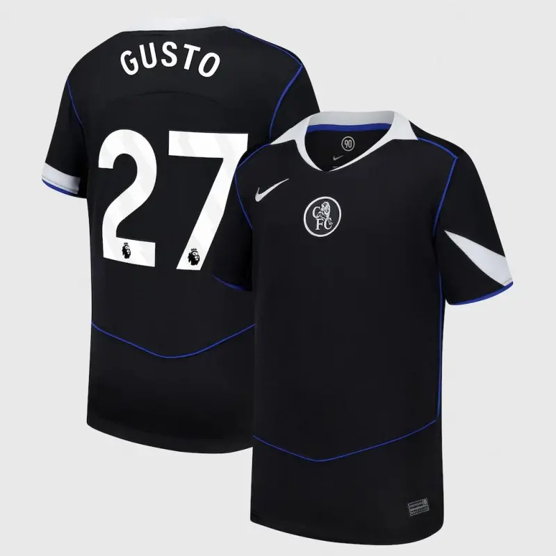 Chelsea Chelsea Nike Third Stadium Shirt 2025-26 – Youth with Gusto 27 printing Jerseys - Premium Chelsea Gear