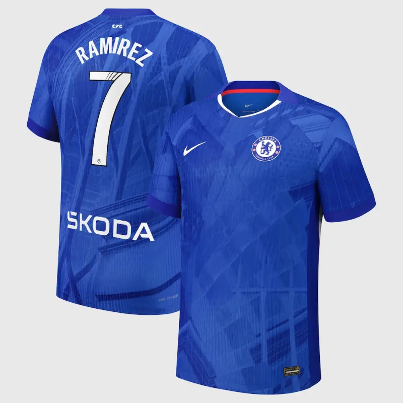 Chelsea Chelsea Chelsea WSL Nike Dri-FIT ADV Home Match Shirt 2025-26 – Youth with Ramírez 7 printing Jerseys – Premium Chelsea Gear Jerseys - Premium Chelsea Gear