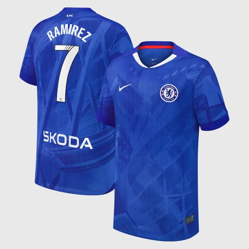 Chelsea Chelsea Chelsea WSL Nike Home Stadium Shirt 2025-26 – Youth with Ramírez 7 printing Jerseys – Premium Chelsea Gear Jerseys - Premium Chelsea Gear