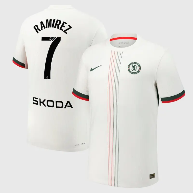Chelsea Chelsea Chelsea WSL Nike Dri-Fit Adv Away Match Shirt 2025-26 with Ramírez 7 printing Jerseys – Premium Chelsea Gear Jerseys - Premium Chelsea Gear