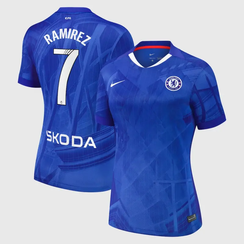 Chelsea Chelsea Chelsea WSL Nike Home Stadium Shirt 2025-26 – Womens with Ramírez 7 printing Jerseys – Premium Chelsea Gear Jerseys - Premium Chelsea Gear