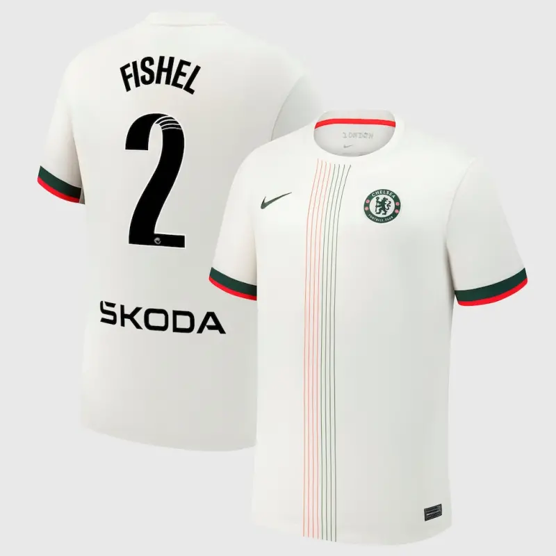 Chelsea Chelsea Chelsea WSL Nike Away Stadium Shirt 2025-26 with Fishel 2 printing Jerseys – Premium Chelsea Gear Jerseys - Premium Chelsea Gear