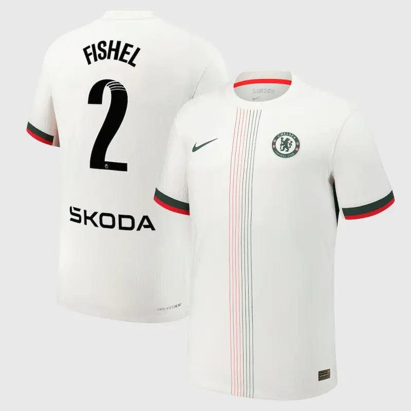 Chelsea Chelsea Chelsea WSL Nike Dri-Fit Adv Away Match Shirt 2025-26 with Fishel 2 printing Jerseys – Premium Chelsea Gear Jerseys - Premium Chelsea Gear