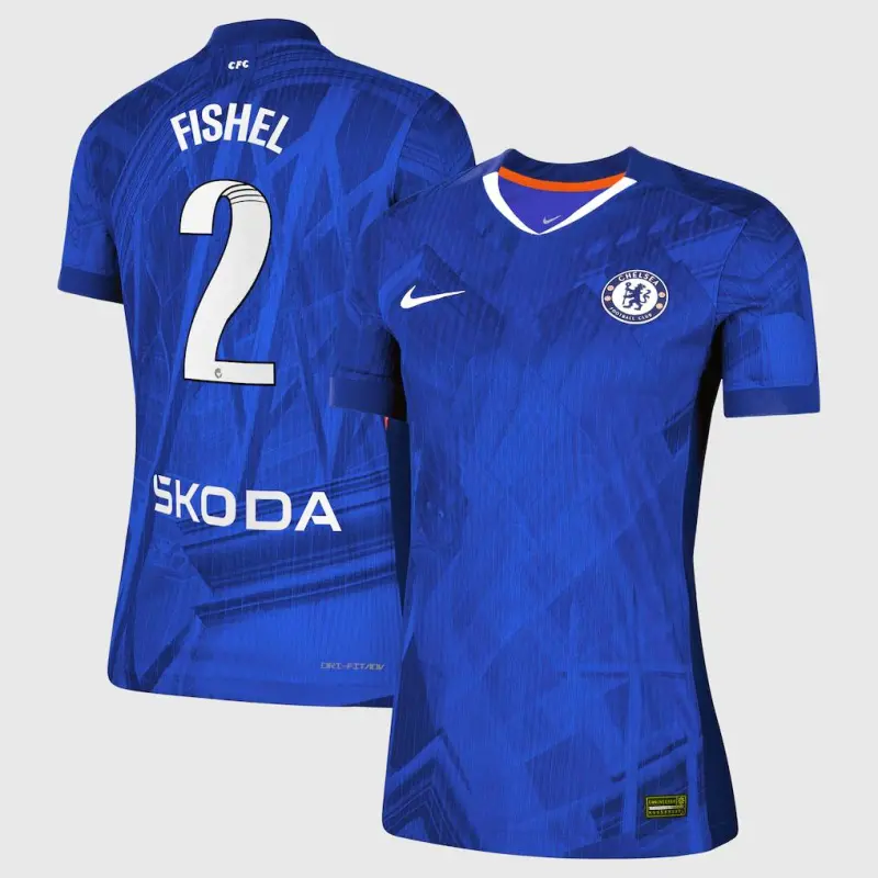 Chelsea Chelsea Chelsea WSL Nike Dri-FIT ADV Home Match Shirt 2025-26 – Womens with Fishel 2 printing Jerseys – Premium Chelsea Gear Jerseys - Premium Chelsea Gear