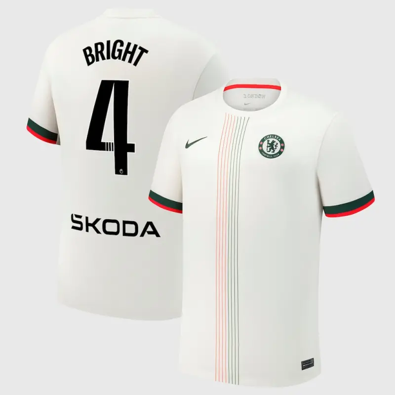 Chelsea Chelsea Chelsea WSL Nike Away Stadium Shirt 2025-26 with Bright 4 printing Jerseys – Premium Chelsea Gear Jerseys - Premium Chelsea Gear